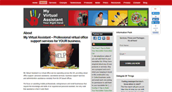 Desktop Screenshot of my-virtualassistant.co.uk